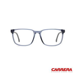 DIÁMETRO: 54 COLOR: Transparent Blue FORMA: Rectangular GÉNERO: Masculino MARCA: CARRERA TIPO DE ARMAZÓN: Completo MATERIAL: Acetato CATEGORÍA: Oftálmico DISPONIBILIDAD: Sucursal Guadalupe